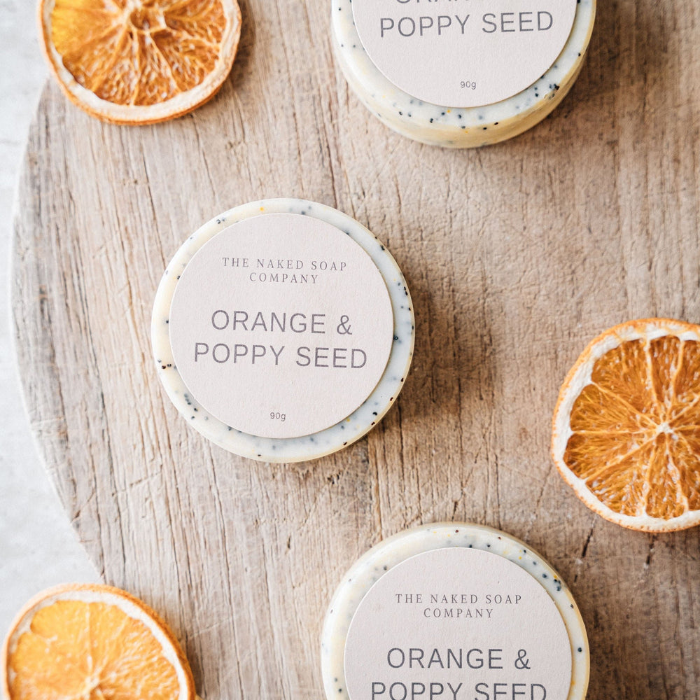 Orange and Poppy Seed Soap