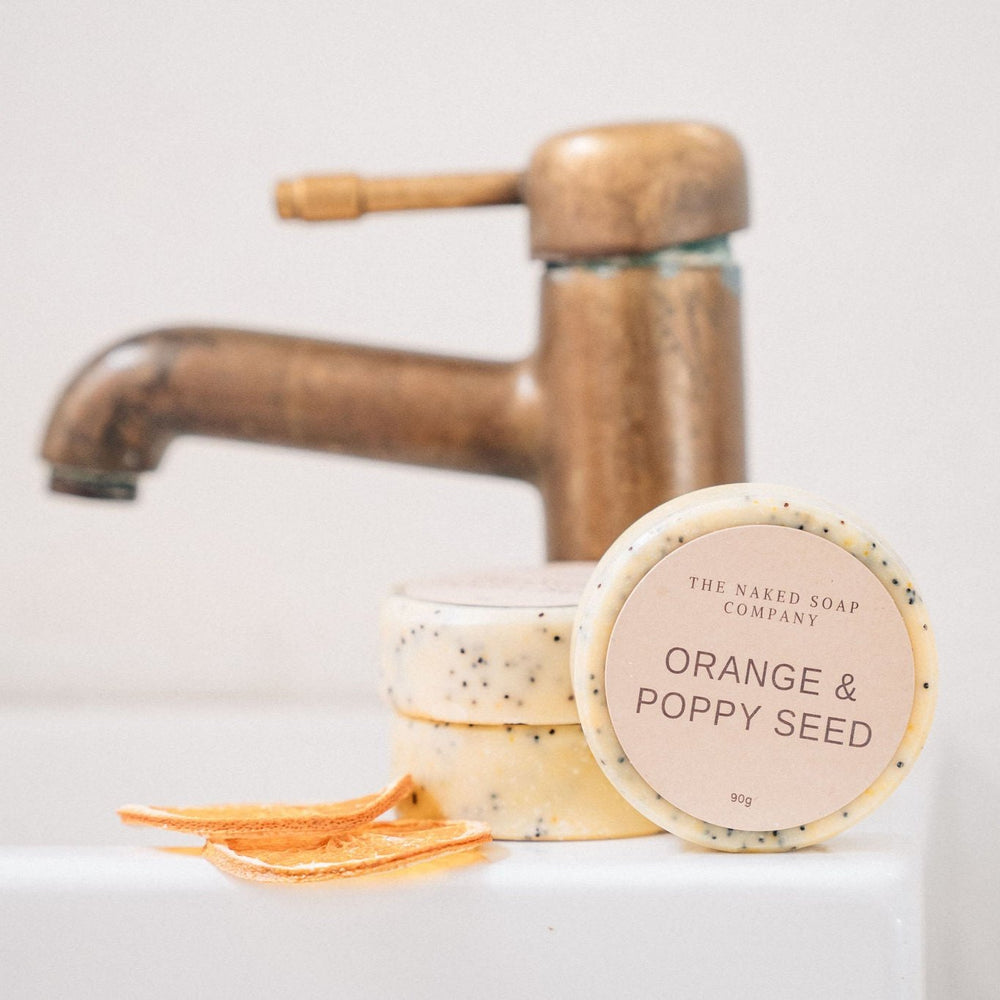 Orange and Poppy Seed Soap